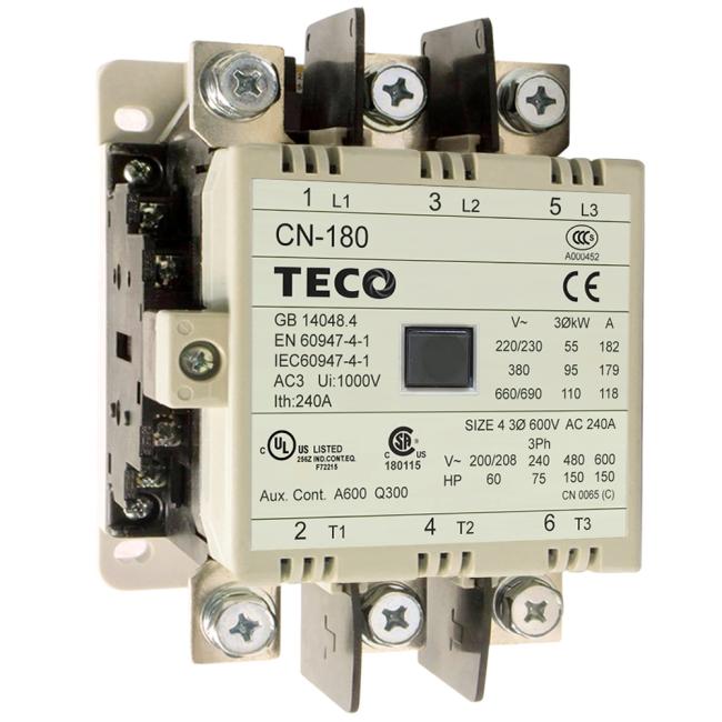  CN : Contactor Teco 3P 11A->630A